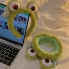 Big eye Frog Makeup Headband Wide-brimmed Elastic Hairbands Hair Hoop Women