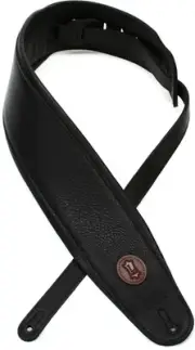 Levy's MSS2-4 Garment Leather XL Bass Strap - XL Black (5-pack) Bundle