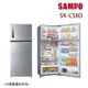 加碼贈【SAMPO聲寶】580公升一級能效變頻雙門冰箱彩紋銀 SR-C58D-S9_廠商直送