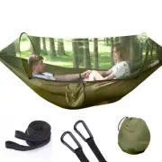 290x140cm Hammocks Frontline Portable Mosquito Net Quick Opening Backpacking