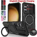 MagSafe Magnetic Case Ring Cover For Samsung S25 S24 S23 S22+ Ultra S21 S20 FE