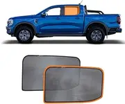 X-CAR Rear Window Sun Shade for Ford Next-Gen Ranger 2022-2025 Magnetic Car Sun Blind Mesh