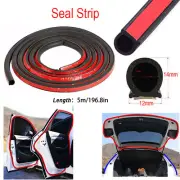 16FT D-Shape Weather Rubber Seal Hollow Car Door Strip Weatherstrip Universal (for: Renault)