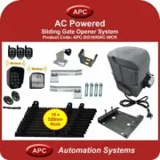 1.6 Tonne AC Powered All-in-one Sliding Gate Automation Wireless Controller Kit