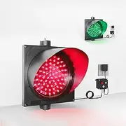 Traffic Light Wall Lamp, AC100-240V, Red/Green 2 in 1 Traffic Signal Light, Suitable for Roads, Toll Booths, Indicator Lights