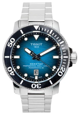 Tissot Seastar 2000 Professional 600M Powermatic 80 Swiss Made Diver Mens Watch