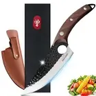 6"Viking knife Forged Chef Knife Japan Kitchen Meat Cleaver Butcher Boning Knife