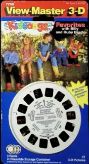 KIDSONGS FAVORITES WITH BILLY & RUBY 3d View-Master 3 Reel Packet SEALED
