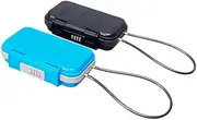 Eikovia Lock Box, Lock Boxes for Personal Items,Lock Box with Code, Anti-Theft Small Safe with Removable Chain, Portable Safe for Travel,Gym,Hotel, Dorm