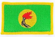 ZAIRE FLAG PATCHES backpack PATCH BADGE IRON ON NEW EMBROIDERED
