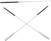 FELTECHELECTR 3Pcs Puppet Control Rod Stainless Steel Arm Sticks for Puppets Interactive for Stage Shows and Theaters