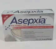 Asepxia w/ Hydro-Force Acne Bar Soap + Baking Soda Deep Pore Cleanser 4 oz 08/25