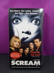Scream Wes Craven Neve Campbell Courtney Cox Horror Scary Movie VHS New Sealed