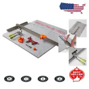 Professional Manual Tile Cutter Set: Complete Tools with Diamond Blades Included
