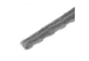 Zipper Pile Weatherstrip .270" Backing - .350" Pile Height - 100' Roll Gray