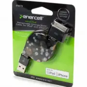 Apple iPad iPhone Nano iPod Touch USB Data Sync Cable Retractable Power Charger