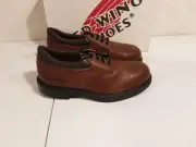 Men's 10 EEE Red Wing Postman 4407 Brown Leather Shoes Oxford Supersole USA Made