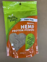 healthy way hemp powder omega 3 super foods protein 200gr