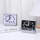 Easy to Read Bedside Wake-up Clock Simple Desk Mute Clock Office