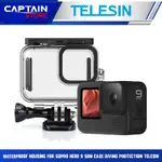 GOPRO HERO9 50M 外殼潛水保護 TELESIN 防水外殼