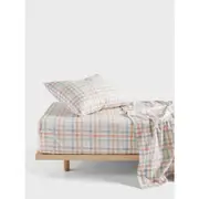 Linen House Kids Cotton Home Bedding Sleep Sheet Set Playground Orange Double