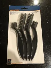Warner Wire Fine Wire Brush 4Pc Set