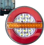 Trailer Lights | Magnetic Wireless Trailer Lights Kit | 100ft Range Dynamic Stop Brake Indicator Lamp | Waterproof | Universals | 13.5cm | for Towing