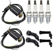 2X Ignition Coils Spark Plug Cap Honda CB350F/CB400F Super Sport