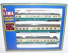 Lima HO 1:87 DB ETR-430 CRÉME/TURKOIS Electric MULTIPLE 3-UNIT Train Set MIB`85!