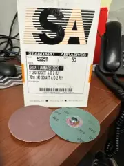 STANDARD ABRASIVES 522511 SOCATT LAMINATED DISCS 3" 240 GRIT 2 PLY A/O BOX OF 50