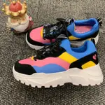 最後2雙7/7.5號-SKECHERS 彩拼老爹鞋 B-RAD - BLOCK AND POP 女鞋74246 BLMT