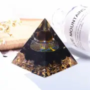 Orgonite Natural Tiger's Eye Quartz Crystal Sphere Tree of Life Pyramid Healing