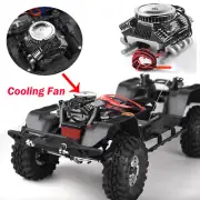 GRC V8 Simulate Engine Motor Cooling Fan for 1/10 Crawler TRX4 SCX10 RC4WD D90