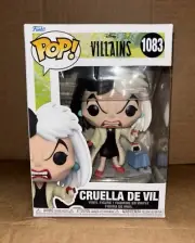 Funko Pop! Vinyl: Disney - Cruella de Vil #1083 W/protector NIB