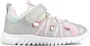 [Richter] Girls Wallaby Sandal, Silver, 8.5 AU