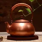 Copper Kongfu Teapot Hot Water Kettle for Gas Stove Induction Hob Camping