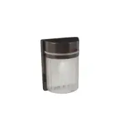 Amax Wall Pack Light Integrated Led Outdoor Dusk To Dawn Polycarbonate Bronze