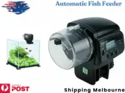 Automatic Fish Feeder LCD Timer Auto Aquarium Tank Pond Food Dispenser AU Plug