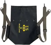 [CDJBHW] M7 Gas Mask Bag WW2 US Vintage Men's Waterproof Pack Replica of WWII D-Day Items, Black, Outdoors