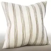 Cirque Beaded Cord On Linen Pillow Case (j12)