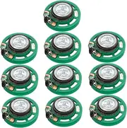 Kisangel 10pcs Mini Replacement Loudspeakers for DIY Audio Systems Reading Machines and Mini External Speakers Magnetic Speaker for Creative Projects