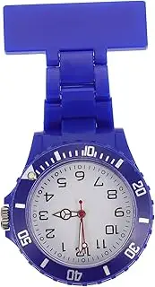 [VALICLUD] 1pc Pocket Watch Nurse Fob Watch Pendant Watches for Nurses Paramedic Hanging Fob Watch Nurses Watch Clip on Nursing Watch Pin- on Brooch Fob Watch Doctor Clip on Watch Blue Quartz