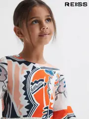 Reiss Coral April 9-14 yrs Printed Floaty Dress (U54601) | $140