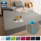 Waterproof Bed Cover Washable Bed Sheets With Elastic Band Mattress Protector