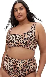[City Chic] Women's Plus Size Top - Vigo Print Underwire Bikini