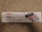 MUNBYN Portable Wireless Printer ITP04, Thermal Bluetooth Printer