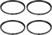 uxcell 67mm Star Filter, Starburst Filter for Camera Lens Starlight Effect Cross Screen Set 4 Points 6 Points 8 Points 12 Points for Night Scenery Glassworks, 4 Pcs