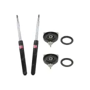Pair Front KYB Shock Absorbers Strut Mount Kit for Saab 900 FWD Hatchback 93-99