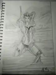 Ocean Nymph Sexy Female Drawing By Jeff Ewing