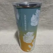 STARBUCKS NEW 2019 MERCURY CACTUS SUN 16OZ SS TUMBLER DOUBLE WALLED SIP COVER